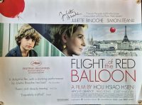 FLIGHT OF THE RED BALLOON - SIGNED POSTER